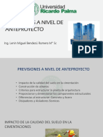 Criterios de Estructuras A Nivel de Anteproyecto PDF