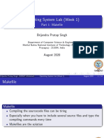 Operating System Lab (Week 1) : Part 1: Makefile