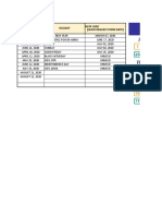 Magrare, Tristan John Date Holiday Date Used (Leave Request Form Date)