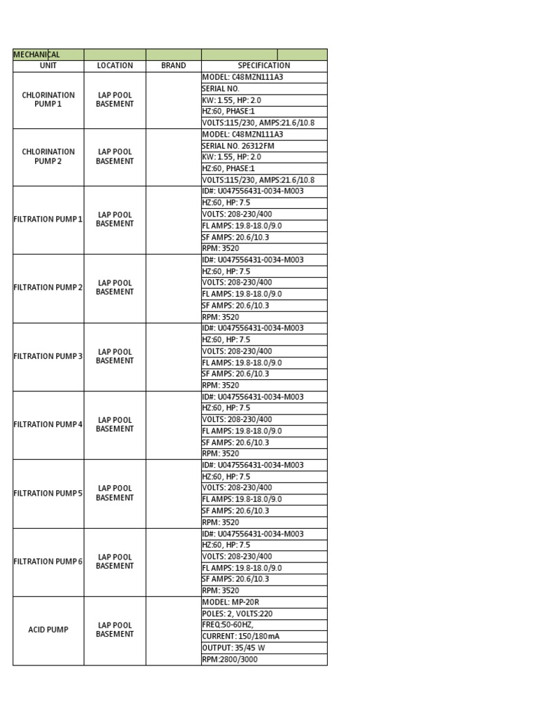 Wave Pool Machine Room | PDF | Nature