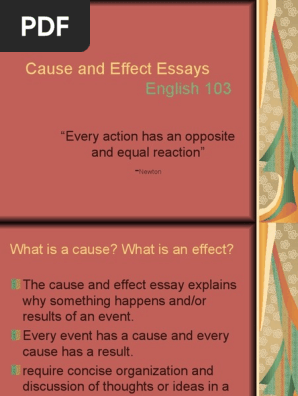 Cause and Effect Essay.ppt