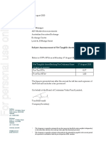 Subject: Announcement of Net Tangible Assets: Net Tangible Asset Backing Per Ordinary Share 17 August 2020