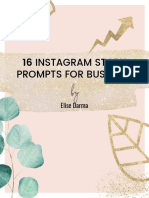 16 Instagram Story: Prompts For Business