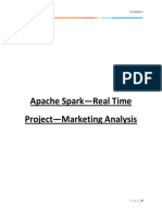 Apache Spark-Real Time Project-Marketing Analysis