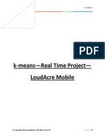 K-Means-Real Time Project - Loudacre Mobile