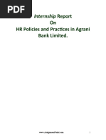 Agrani Bank HRM Report