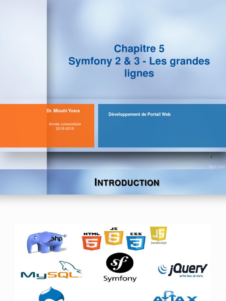 Introduction à Symfony 2 et 3 | PDF | PHP | Mapping objet-relationnel