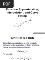 Function Approximation, Interpolation, and Curve Fitting PDF