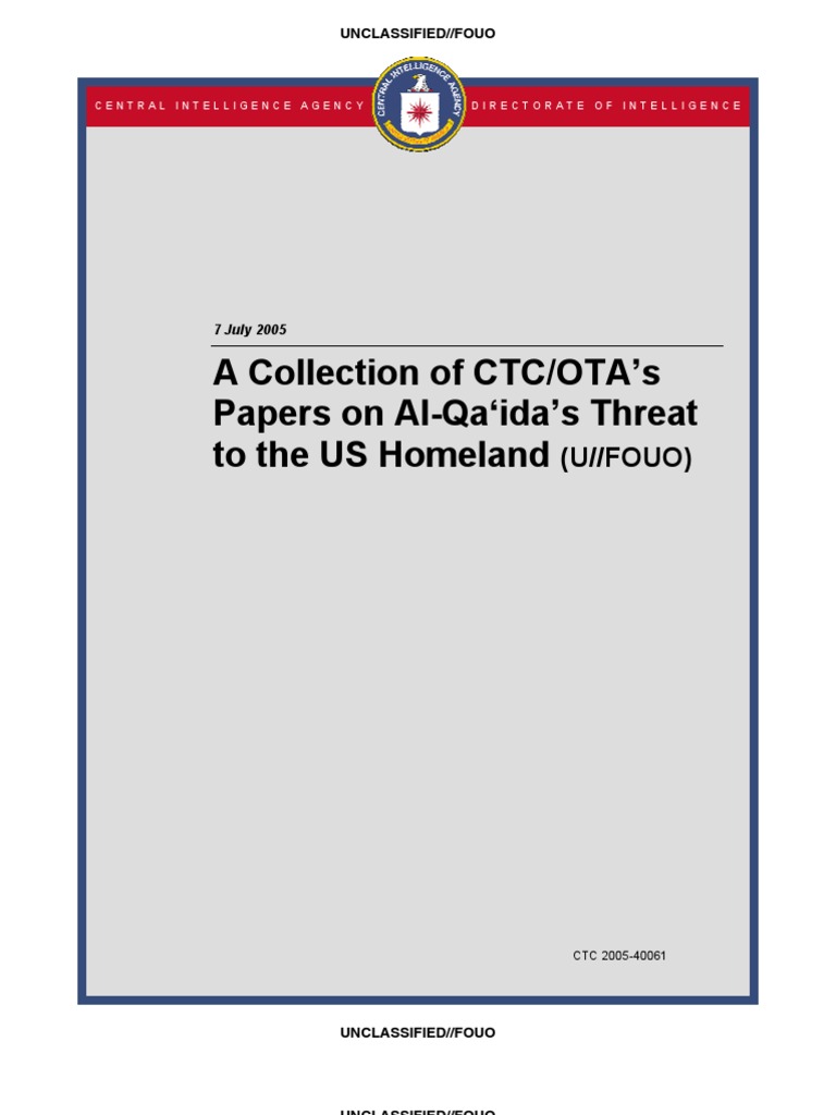 CIA Alqaida Threat | PDF | Politics | Law
