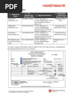 Handyman_Company Information and Sample SI.pdf