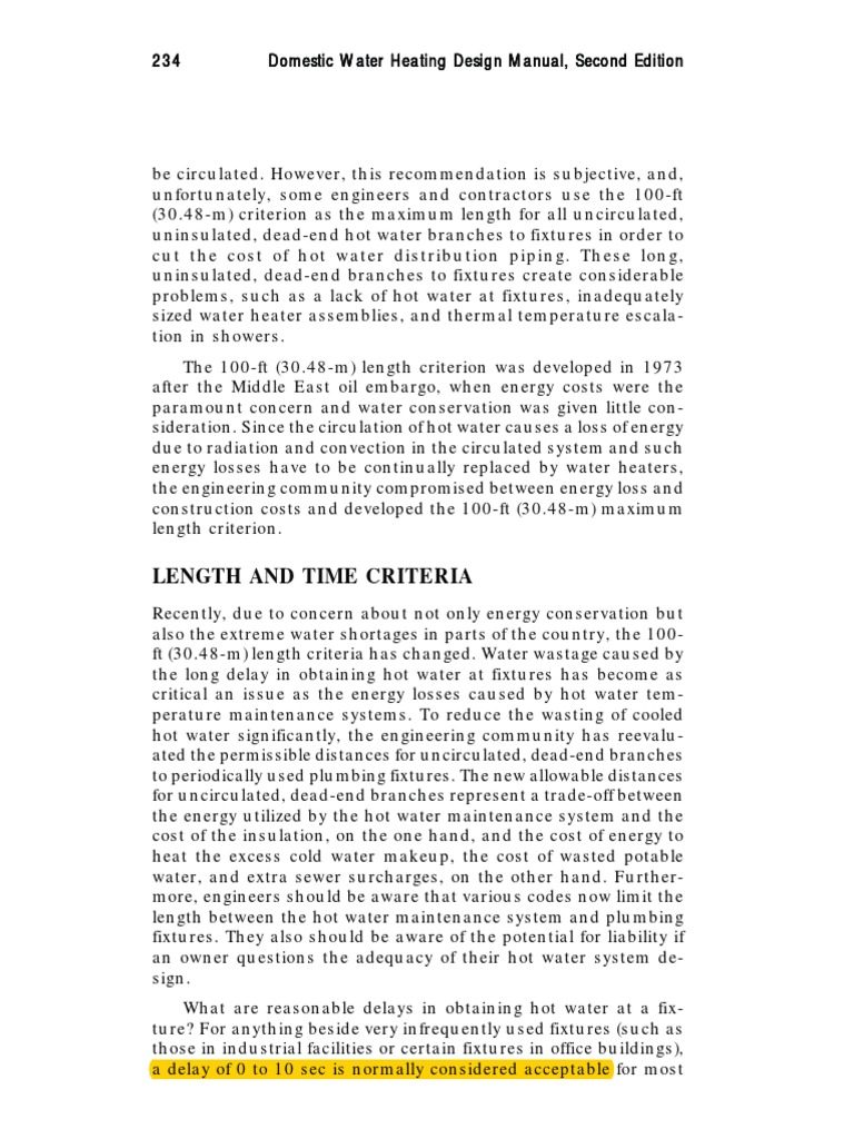 ASPEDomestic Water Heating Design Manual 2013 PDF PDF Water