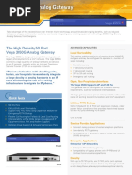 The High Density 50 Port Vega 3050G Analog Gateway