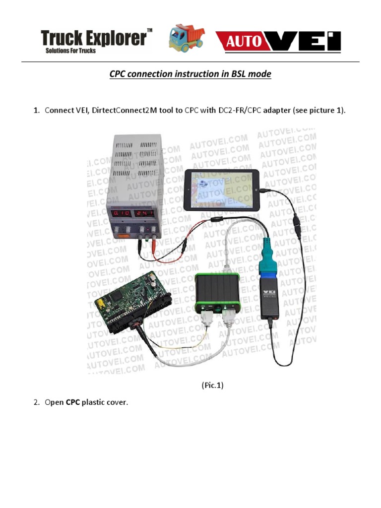 CPC Connection Manual in BSL Mode (EN) PDF | PDF | Technology & Engineering