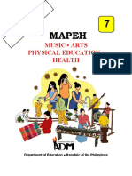 Mapeh 7: Music - Arts Physical Education - Health