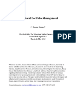 Behavioral Portfolio Management May Draft PDF