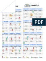 calendário 2018 para impressão