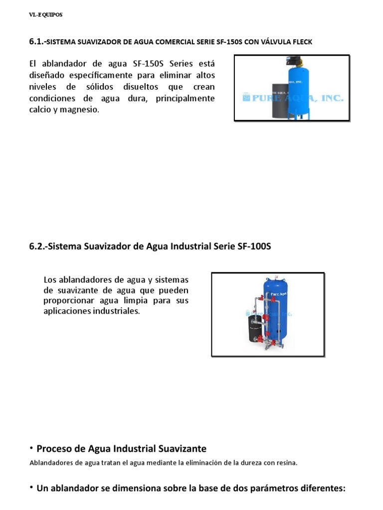 Sistema de filtración de agua comercial con válvula Autotrol