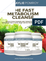 The Fast Metabolism Cleanse Tubs Booklet