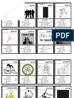 Le Passe Compose 40 Cartes Verbes Irreguliers Au P Dictionnaire Visuel Exercice Grammatical Feuille D - 78945