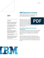 IBM Spectrum Control: Monitoring, Automation and Analytics For Data and Storage Infrastructure Optimization