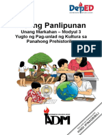 Ap8 - q1 - Mod3 - Yugtong Pag-Unlad NG Kultura Sa Panahon NG Prehistoriko - FINAL08032020