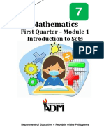 Math7 - Q1 - Mod1 - Introduction To Sets