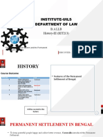 Institute-Uils Department of Law: B.A LLB History-III (HIT213)