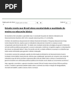 IE -indicadores educacionais - Ministério da Educação