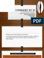 Cookery NC Ii: Houserules Guidelines