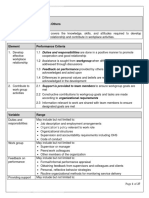 Unit Title Work With Others Unit Code Unit Descriptor