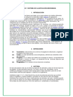 Rasgos Taxonómicos y Sistema de Clasificación Microbiana