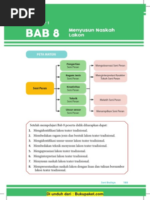 Bab 8 Menyusun Naskah Lakon Pdf