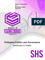 Philippine Politics and Governance