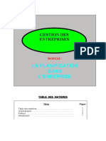 Gestion2 la planif dans l'entreprise