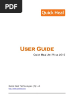 User Guide: Quick Heal Antivirus 2010