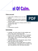 wheel of calm instructions