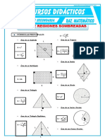 Ejercicios de Areas Sombreadas 1 para Quinto de Secundaria