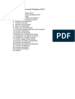 Temario Curso Microsoft Publisher 2010 PDF