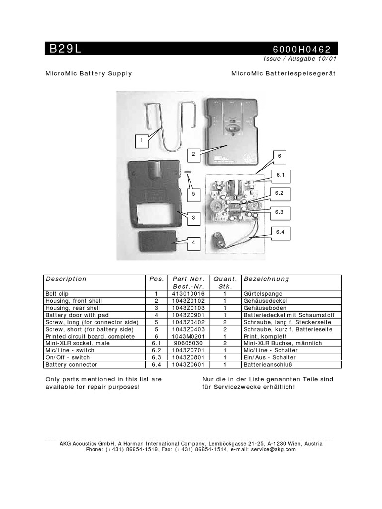 Micromic Battery Supply Micromic Batteriespeisegerät | PDF