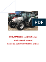 HURLIMANN XM 115 DCR Tractor Service Repair Manual (Serial No. zkdt700200th10001 and up).pdf