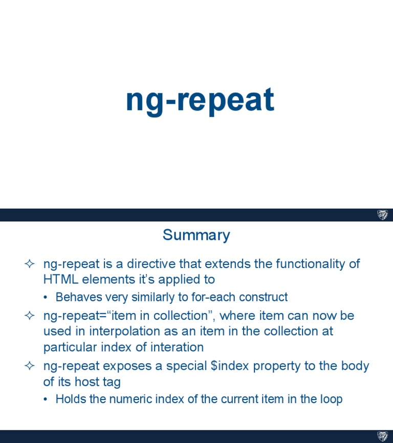 Understanding ng-repeat Directive in Angular | PDF | Teaching Methods ...