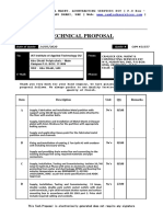 TECHNICAL PROPOSAL FCHS 21549 - Diesel Tank Foundation