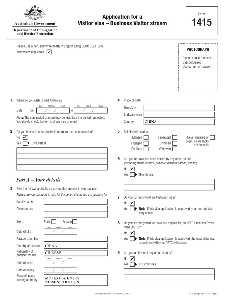 1415 Editable Form | PDF | Credit Card | Travel Visa
