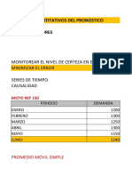 Metodos Cuantitativos Del Pronostico Temas Anteriores