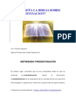 QUE ENSEÑA LA BIBLIA SOBRE LA PREDESTINACION Ipuc