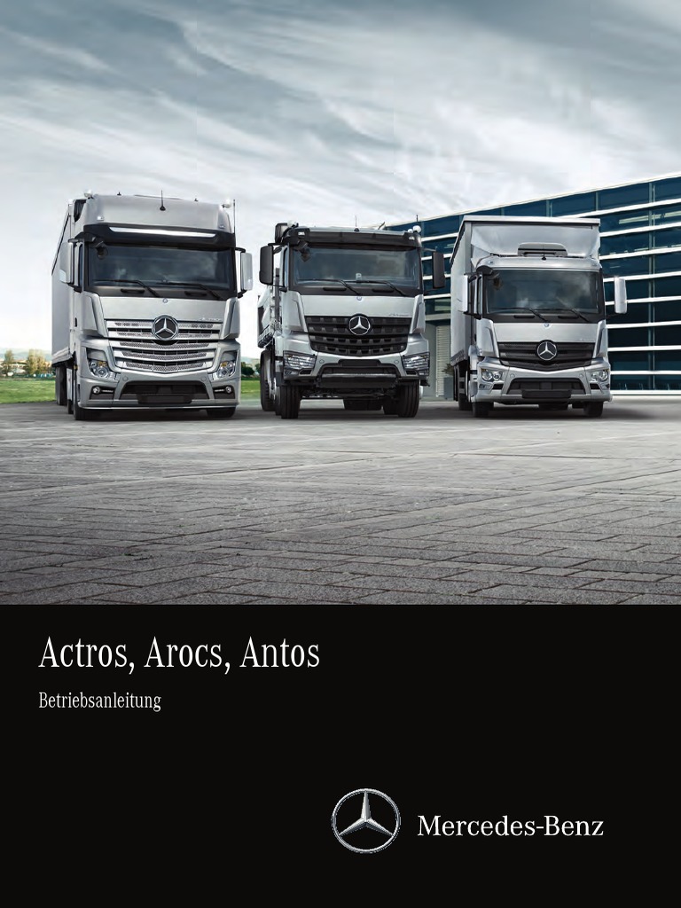 Mercedes Benz Actros Antos963 Arocs964 04 14 Bedienungsanleitung Pdf Pdf