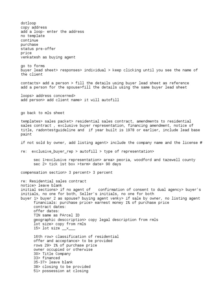 RMLS Creating An Offer | PDF | Real Estate Broker | Property Law