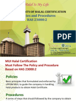 Policy and Procedure Certification - HAS Oct 2016