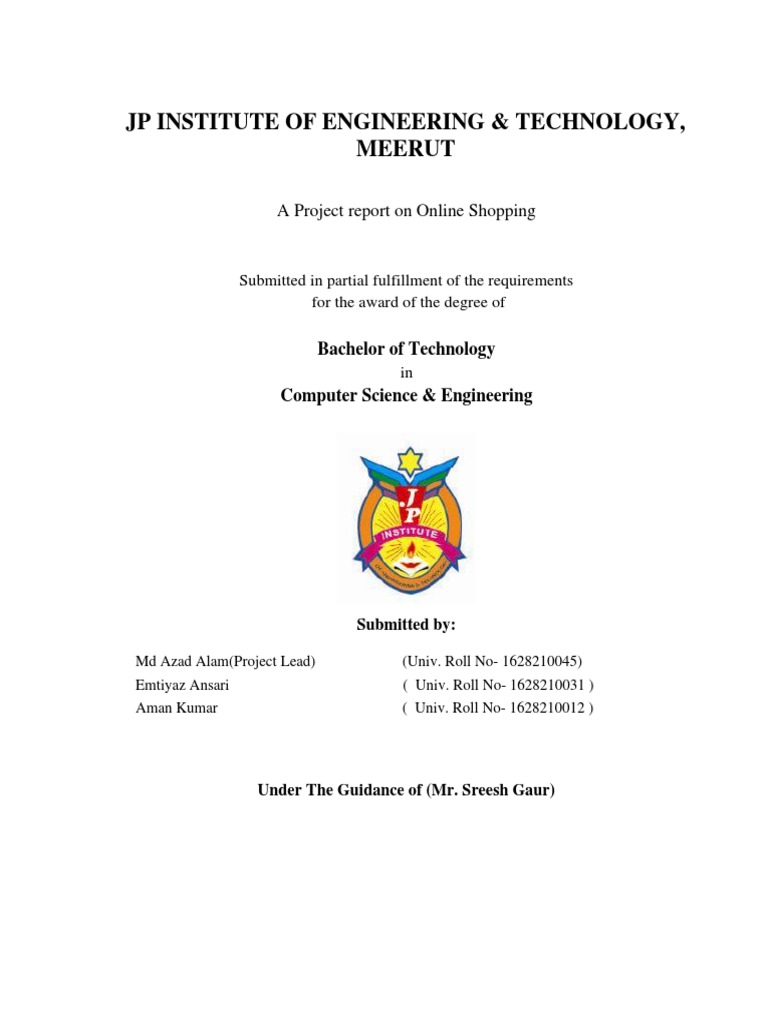 Project Report PDF | PDF | Java Server Pages | Html
