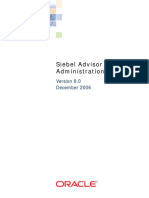 Siebel Advisor Administration Guide